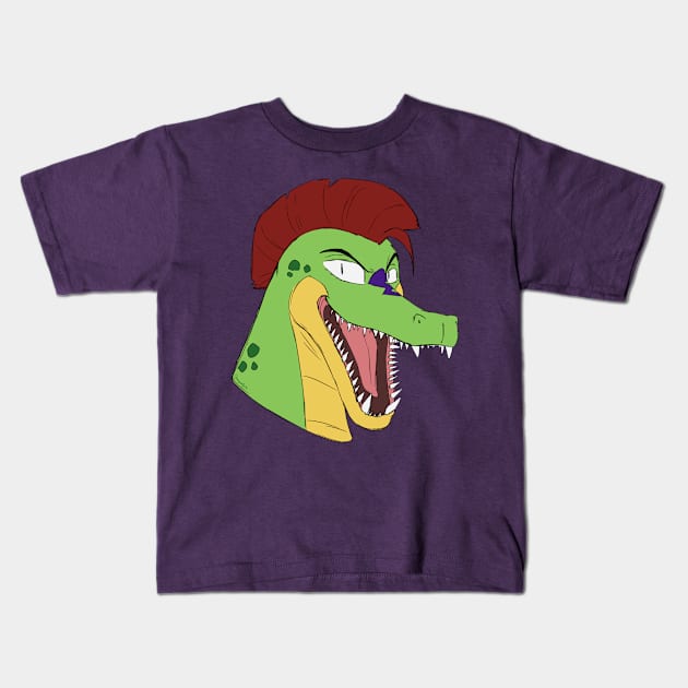 Montgomery Gator Sketch - Five Nights at Freddy's: Security Breach Kids T-Shirt by DragonfyreArts